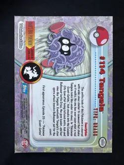 Tangela #114 2000 Topps Series 2 Pokemon Blue Logo TV Animation Edition - Image 2