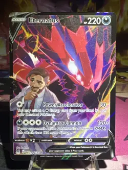 Eternatus V TG21/TG30 - Pokemon TCG Lost Origin Trainer Gallery Ultra Rare NM - Image 1