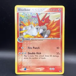 Blaziken 1/17 Rare POP Series 1 Pokemon Non Holo MP/HP - Image 1