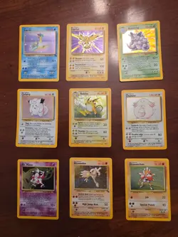 Pokemon Holo Collection LP/MP 9 Cards - Image 1