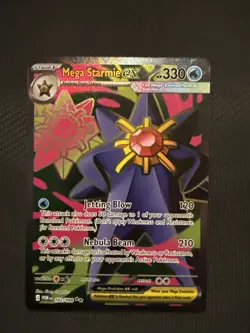 Mega Starmie EX 102/088 Full Art Ultra Rare Pokemon TCG: Perfect Order - Image 1