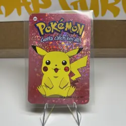 Pokemon Sticker Rare Vintage Vending Machine Holo prism Nintendo 2000 Bandai Jpn - Image 1