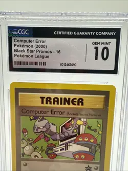 2000 Pokemon TCG Computer Error Trainer #16 CGC GEM MINT 10 BS Promo Vintage - Image 2