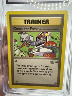 2000 Pokemon TCG Computer Error Trainer #16 CGC GEM MINT 10 BS Promo Vintage - Image 3
