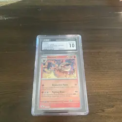 CGC 10 GEM MINT Flareon 013/131 POKE BALL HOLO Pokemon Card 025 - Image 1