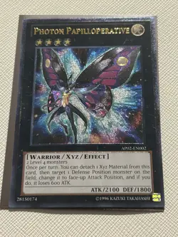 Yugioh Photon Papilloperative Ultimate Rare AP02!!! VLP/NM - Image 1