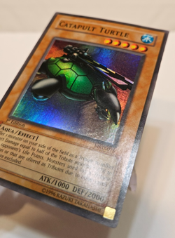 Catapult Turtle MRD-075 Super Rare 1st Edition Yugioh 1601 - Image 2