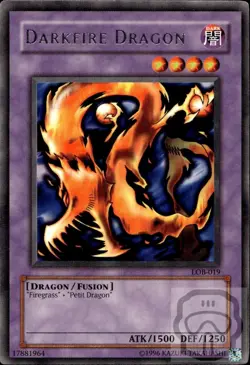 Darkfire Dragon LOB-019 Legend of Blue Eyes White Dragon Yu-Gi-Oh Unlimited NM/M - Image 3