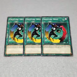 Yugioh Creature Swap 1st Edition Common 3 Card Set NM SBCB Speed Duel - Image 1