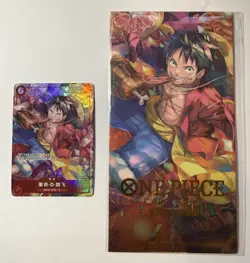 One Piece Card Game Chinese New Year Red Packet Monkey D. Luffy P-001 Promo - Image 1