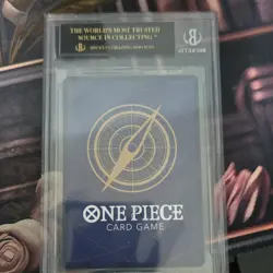 2023 ONE PIECE OP02-PARAMOUNT WAR ALTERNATE ART #062 MONKEY D. LUFFY PSA 10 - Image 2