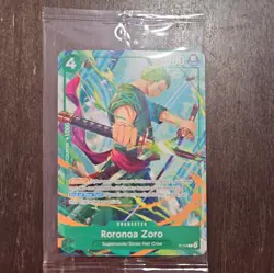 Roronoa Zoro P-114 Convention One Piece Promo Card Sealed English - Image 1
