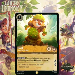 Disney Lorcana | Wilds Unknown | Legendary | Dale Ready for His Shot 22/204 - Image 1