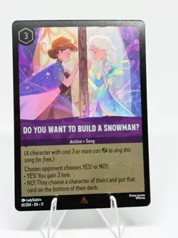 Do You Want To Build A SnowmanU 61/204 COLD FOIL Winterspell Disney Lorcana - Image 1
