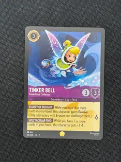 Winterspell Disney Lorcana TCG Tinker Bell Snowflake Collector #48/204 Non-Foil - Image 1