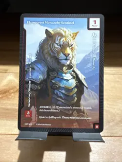 Wonders of The First - Flamecrest Monarchy Sentinel - Call Of The Stones 257/402 - Image 3
