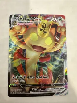 Pokemon Meowth VMAX SWSH Black Star Promos SWSH005 NM Card TCG - Image 1