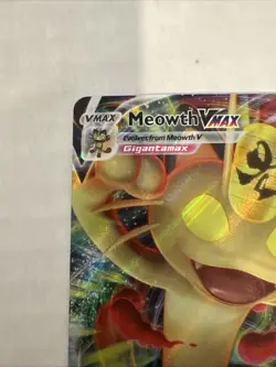 Pokemon Meowth VMAX SWSH Black Star Promos SWSH005 NM Card TCG - Image 5