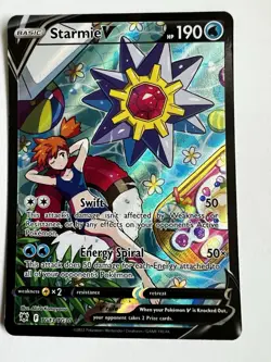 Pokemon TCG Starmie V Full Art Holo Rare Card TG13/TG30 Astral Radiance - Image 1