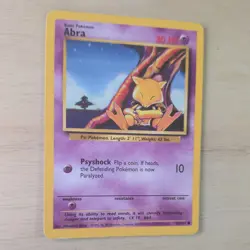 ABRA 43/102 POKEMON CARD (BASE SET) - Image 3
