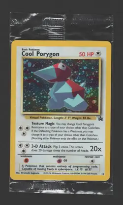 Cool Porygon Holo Wizards Black Star Promos 15 ENG - Sealed Pokemon Promo Card - Image 1