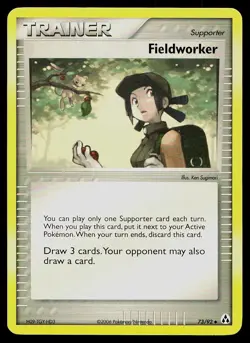Pokemon Card Legend Maker Fieldworker 73/92 Uncommon Mew Cameo - Image 1
