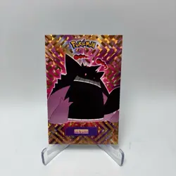 Gold Holo Gengar Shiny Database Non-TCG Pokemon Card - Image 1