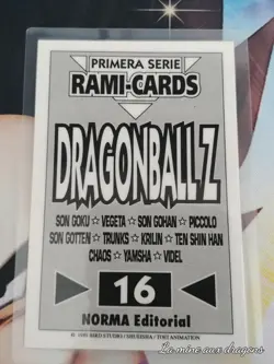 Carte Rami Primera 16 Dragon Ball Z card set plastified Norma Videl Gohan Trunks - Image 2