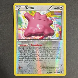 Pokemon Ditto Boundaries Crossed 108/149 Holo Rare Reverse Holo Basic 70 HP Card - Image 1