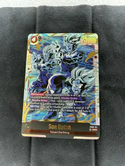 Bandai Dragon Ball Super Card Game Son Goten FB08-121 SCR Double Strike Foil - Image 5