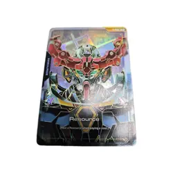 Gundam Card Game tcg Dual Impact Resource GD02 C++ R-015 GQuuuuuuX Holo Foil - Image 1