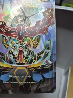 Gundam Card Game tcg Dual Impact Resource GD02 C++ R-015 GQuuuuuuX Holo Foil - Image 4
