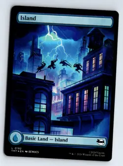 Magic the gathering. Teenage Mutant Ninja Turtles Full art (FOIL) Land lot of 6 - Image 3