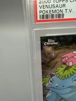 2000 Venusaur #3 Topps Chrome Pokemon TV PSA 9 MINT - Image 2