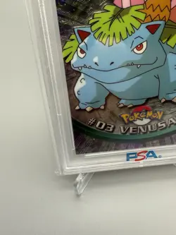 2000 Venusaur #3 Topps Chrome Pokemon TV PSA 9 MINT - Image 5