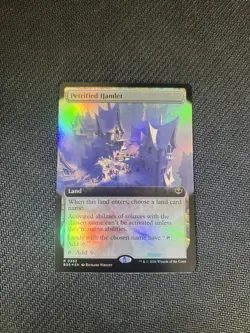 Petrified Hamlet (Extended Art) Secrets of Strixhaven Foil - Image 1