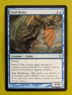 Viral Drake x1 New Phyrexia 1x Magic the Gathering MTG - Image 1