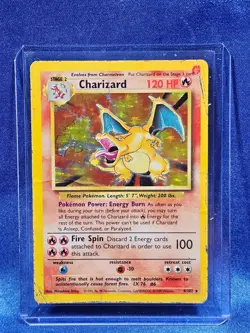 Charizard 4/102 Base Set Holo Rare Vintage 1999 WOTC Pokemon TCG HP - Image 1