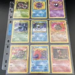 ⭐Vintage Pokemon Fossil Set Complete Common+Uncommon Cards ⭐ superb quality! - Image 1