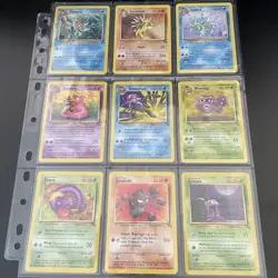 ⭐Vintage Pokemon Fossil Set Complete Common+Uncommon Cards ⭐ superb quality! - Image 3
