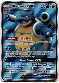 Blastoise GX - SM189 Holo Promo Sun & Moon Promo Pokemon Holo Near Mint - Image 1