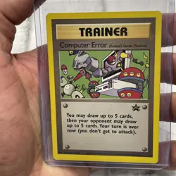 1999 Pokemon Wizards Black Star Promo Computer Error #16 MP+ Vintage Pokemon - Image 1