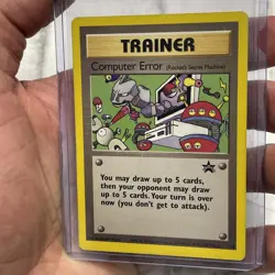 1999 Pokemon Wizards Black Star Promo Computer Error #16 MP+ Vintage Pokemon - Image 2
