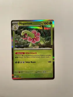 Pokemon Meganium Promo Mega Evolution Promo #001 - Image 1