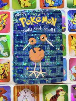 Pokemon 151 Vintage Pocket Monsters Vending HOLO Prism Sticker 00 Nintendo - Image 2