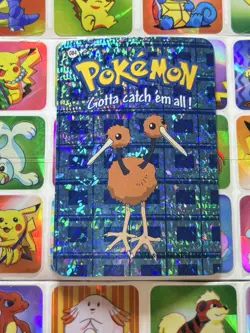 Pokemon 151 Vintage Pocket Monsters Vending HOLO Prism Sticker 00 Nintendo - Image 3