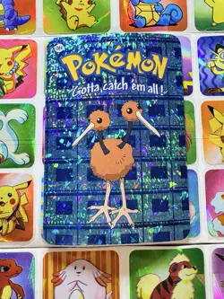 Pokemon 151 Vintage Pocket Monsters Vending HOLO Prism Sticker 00 Nintendo - Image 4