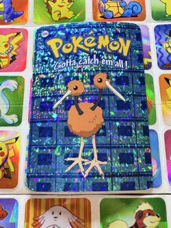 Pokemon 151 Vintage Pocket Monsters Vending HOLO Prism Sticker 00 Nintendo - Image 5