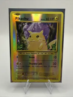 Pokemon TCG Pikachu Reverse Holo Rare 35/108 XY Evolutions - Image 1