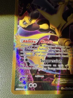 The Pokemon Company Alakazam EX 125/124 Fates Collide Secret Rare Holo 2016 160… - Image 5